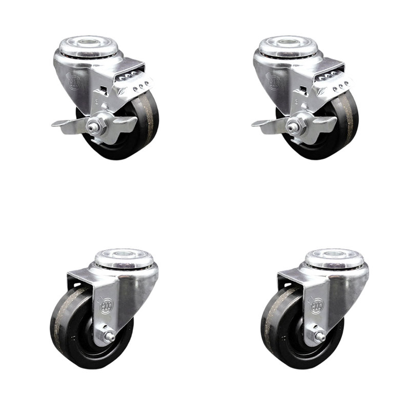 4-Piece Phenolic Caster Set
