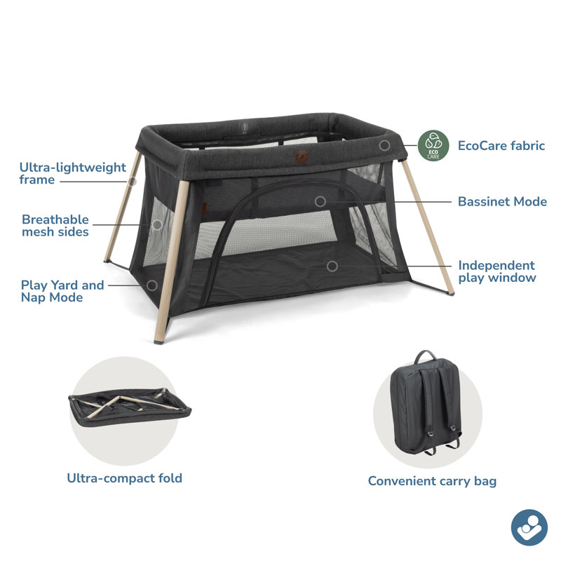 Maxi-Cosi Calao Travel Play Yard, Classic Graphite