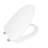 Quick-Release Elongated Toilet Seat