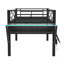 Gaming Mid Loft Bed With Desk, LED-1329491790-1329491791