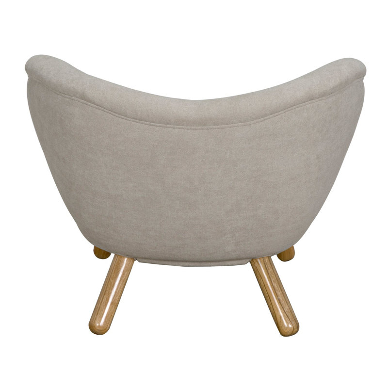 Valerie Barrel Chair, Parchment, Natural