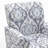 Patterned Polyester Blend Armchair
