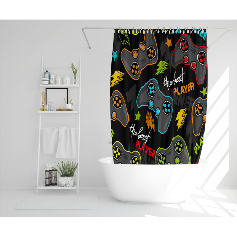 Encinal Polyester Shower Curtain Set