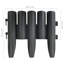 36 bordures de gazon vidaXL anthracite 32,8 pi PP-1100418116
