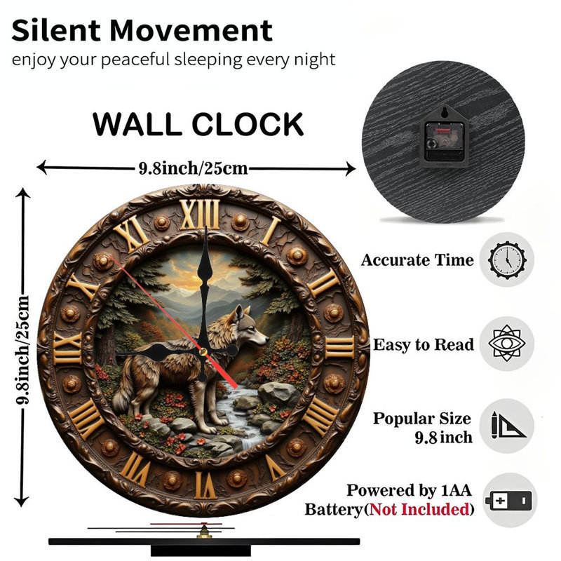 Horloge Wolf Mountain