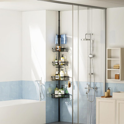 Tension Stainless Steel Shower Shelf