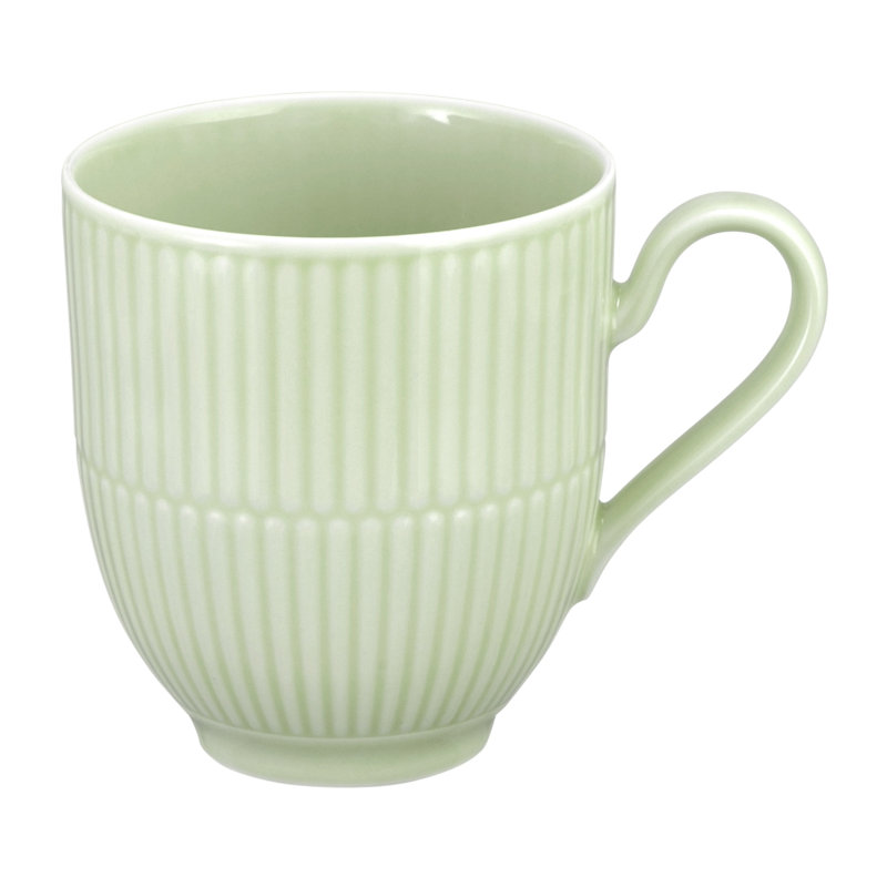 Amina Porcelain Coffee Mug, Green