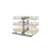 Rev-A-Shelf Steel 3-Tier Pull Out Solid Bottom Organizer for Blind Corner Cabinets with Soft Close-23617870-23617872