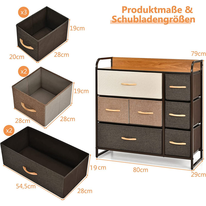 Pueblo 7 Drawer Chest Of Drawers