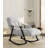Casual Folding Rocking Chair Upholstered-1984914299