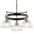 Eastmont 3 - Light Dimmable Wagon Wheel Chandelier-169860776