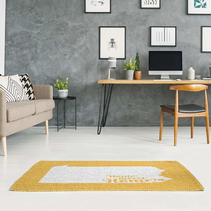 Chenille Indoor Rug, Rectangle 5' x 7'