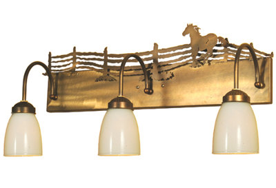 Rustic Lodge 3 - Light Vanity Light