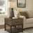 Andi Solid Wood Top End Table with Storage