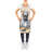 No Pattern Bib Apron