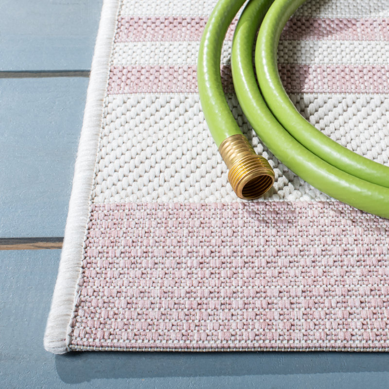 Ketilfrith Performance Striped Indoor/Outdoor Area Rug, Rectangle 2'7" x 5'