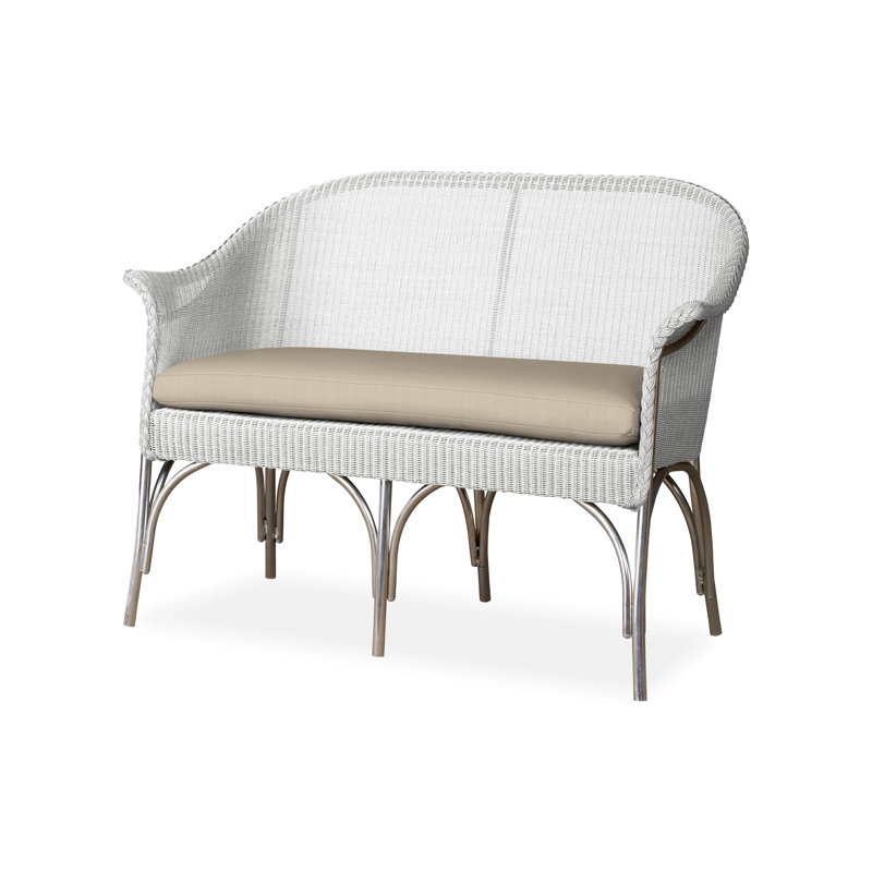 All Seasons Outdoor 2 - Seat, White, Bamboo Bay Sky