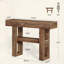 Console en bois en bois avec tablette ouverte et pieds robustes-1407936932
