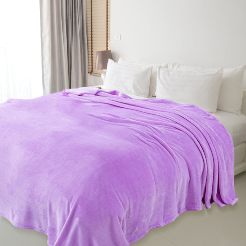 Couvre-lit pour canapé-coussin en laine polaire super doux, Q