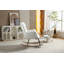 Chaise berçante en tissu Teddy-207878355