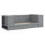 Lit de jour simple avec couchette et accoudoirs de rangement, canapé-lit en bois avec station de charge-625700232