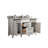 Fredy 54'' Double Bathroom Vanity with Marble Top-115000482