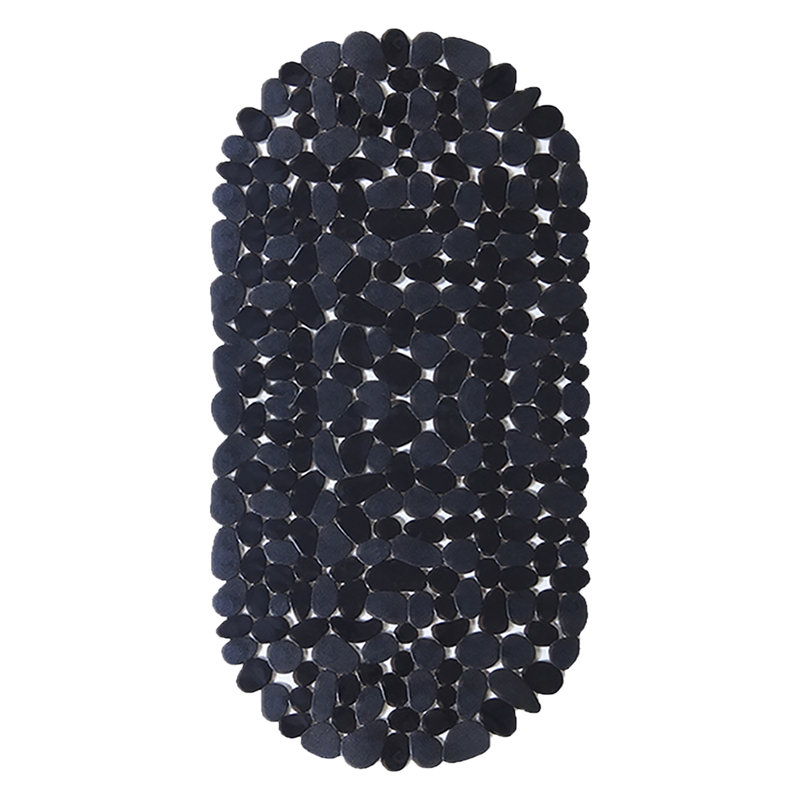Falkirk Velindre Plastic / Acrylic Non-Slip Shower Mat, Black