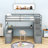 Ginnette 7 Drawer Loft Bed with Built-in-Desk by Harriet Bee-740430331-793534852