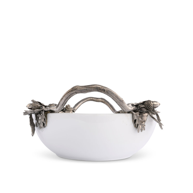 Majestic Forest Stoneware Condiment Server