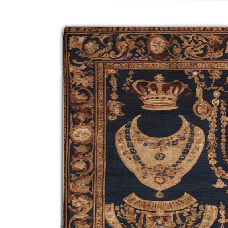 Tapis mauve d'intérieur et d'extérieur French French, Rectangle 4pi x 6 pi
