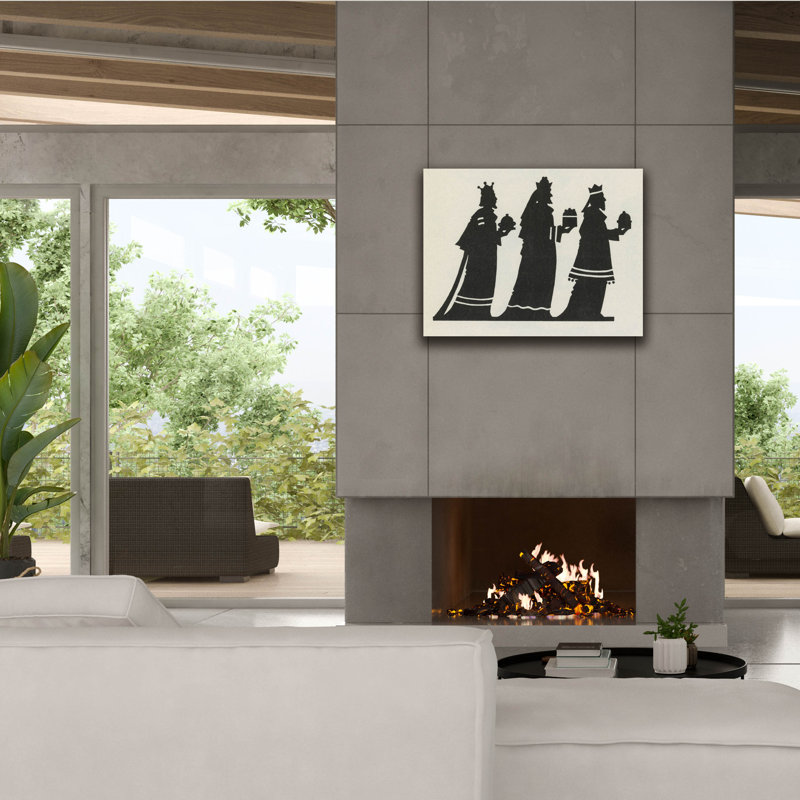 «Three Kings 2» par Tis the Season, art mural sur toile, H 26 po x l 34 po x P 1,5 po