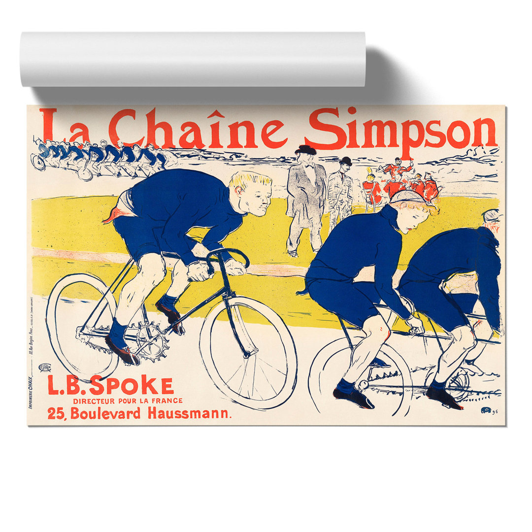 The Simpson Chain by Henri de Toulouse Lautrec - Frameless Print