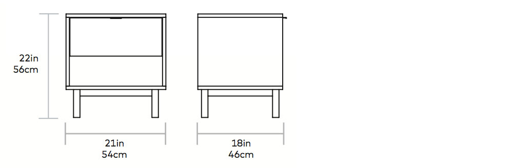 Belmont End Table With Storage