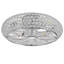 Ventilateur de plafond encastré en cristal 19,7 pouces avec lumière, finition chromée, ventilateur fermé réversible à 6 vitesses, base E26 à 4 lumières, télécommande et contrôle d'application, lumière de ventilateur à profil bas pour le salon de la chambre à coucher