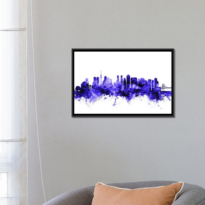 " Tokyo, Japan Skyline " by Michael Tompsett