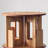 Burlywood Modern Solid wood Rotating Bookshelf