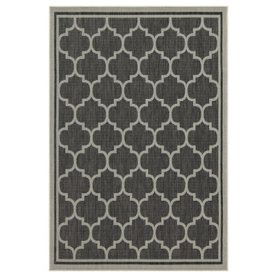 Sunshine GC_HAR2005 Anthracite Indoor/Outdoor Area Rug