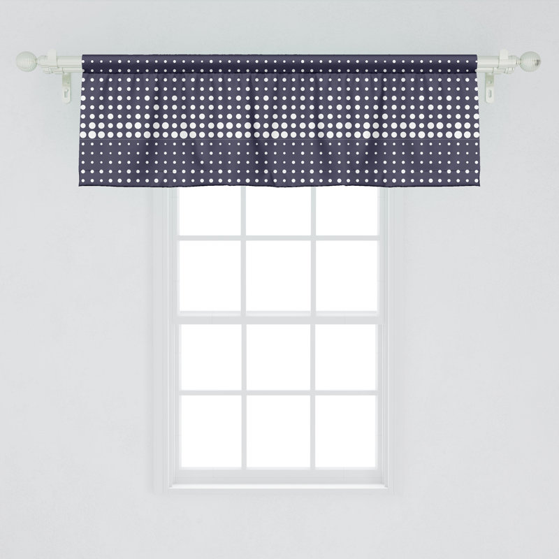 Ensemble de 2 cantonnières à motif abstrait Ambesonne, L 54 po x L 12 po
