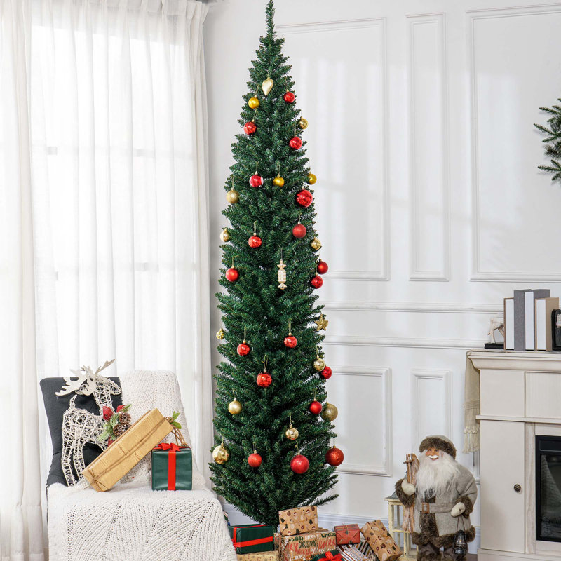 Arbre de Noël artificiel 8 pi avec 618 branches et un pied en plastique