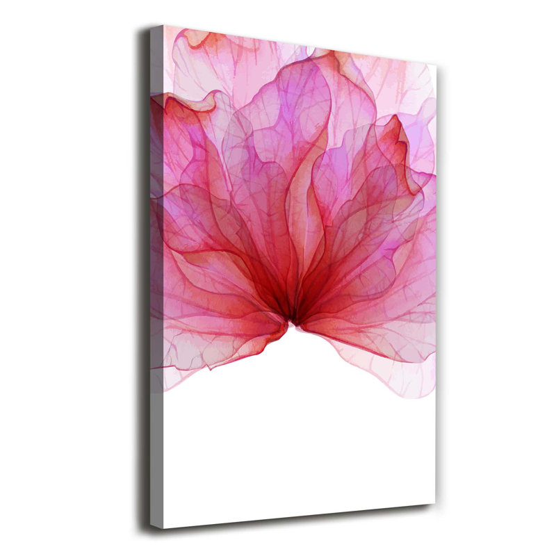 Pink Flower - Wrapped Canvas Print