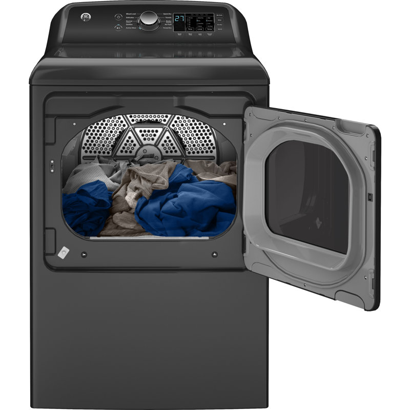 GE® 7.4 cu. ft. Capacity Electric Dryer with Up To 120 ft. Venting and Sensor Dry, Electric