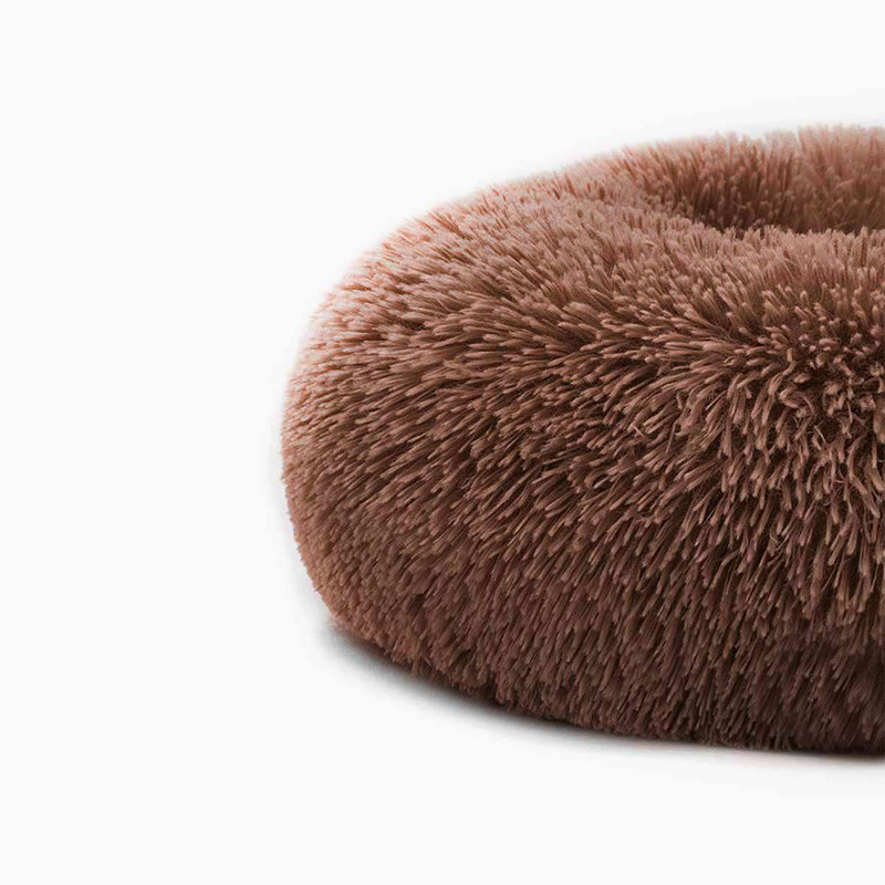 Lit pour chien et chat Calming, Brun, Moyen (l 23,62 po x P 23,62 po x H 8,66 po)