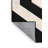Machine Washable Roslindale Classic Striped Rug in Gray – Black Binding-1141215195