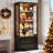 66" H Glass Display Cabinet with 2-Drawers & Led Lights, Storage Cabinet With Adjustable Glass Shelves-198023130