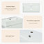 Meuble-lavabo simple l 22 po x P 12 po x H 34 po