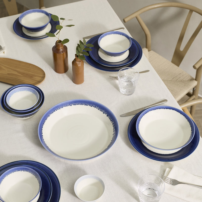 Royal Doulton Pacific Glaze 12.5in Low Serving Bowl