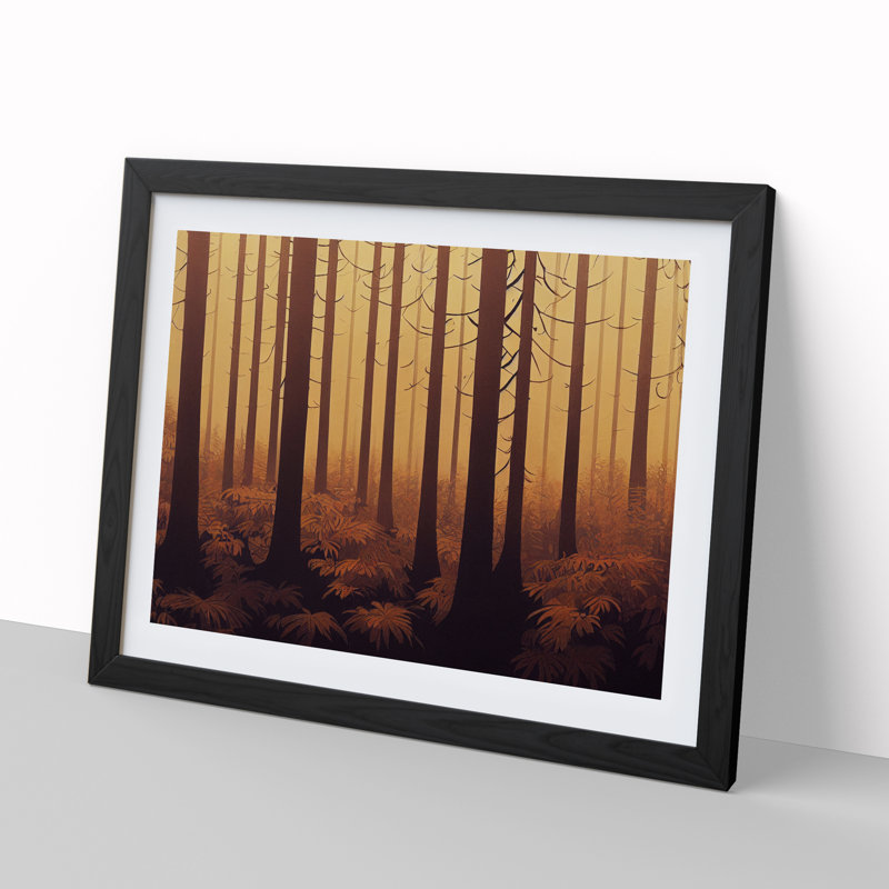 A Miraculous Forest - Framed Print, Black Framed, 46cm H x 64cm W x 2cm D