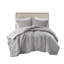 Cotton Bedding Sets, Modern Style In Charcoal, King/cal King