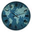 Slate World Map II - Horloge murale traditionnelle-50582313