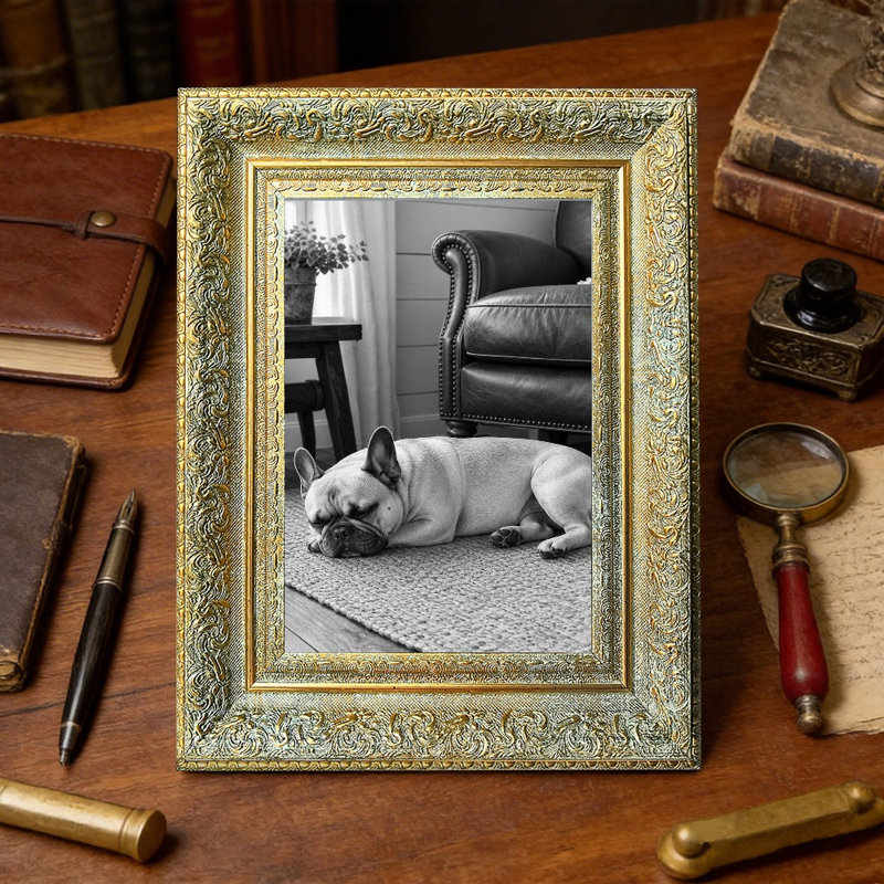 Cadre photo indémodable 3 pièces 8 "x 10" doré antique, Antique Gold, 3, L 8 po x H 10 po